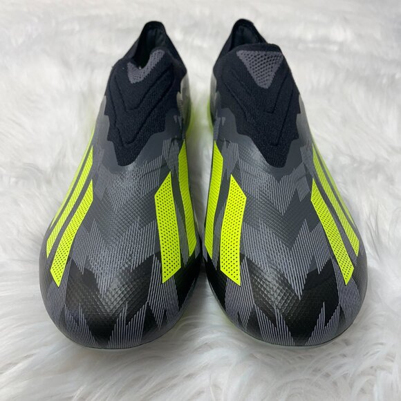 Adidas X Crazyfast Injection.1 Laceless FG Mens Cleats Black IG0765 NEW Sz 11 - Picture 2 of 6